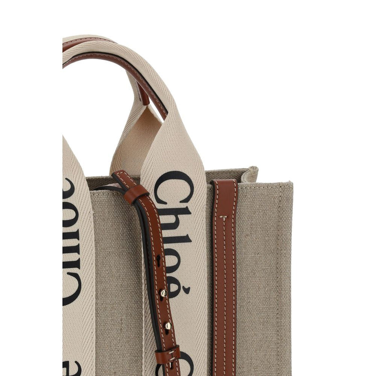 Brown Canvas Handbag