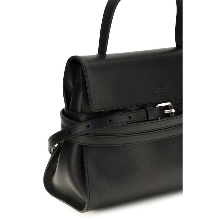 Black Calf Leather Bos Taurus Shoulder Bag