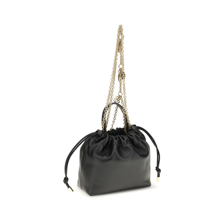 Black Calf Leather Bos Taurus Shoulder Bag