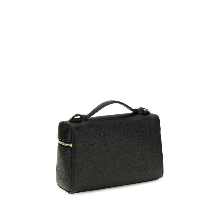 Black Calf Leather Bos Taurus Shoulder Bag