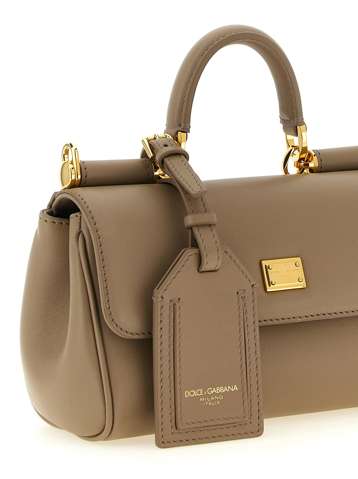 Beige Calfskin Handbag