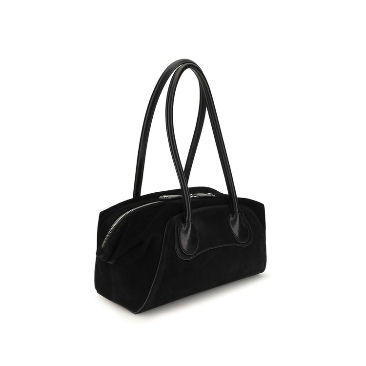 Black Calf Leather Bos Taurus Shoulder Bag