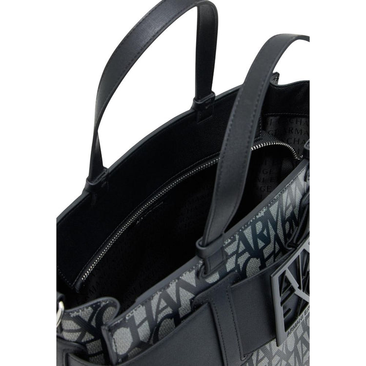 Black Cotton Handbag