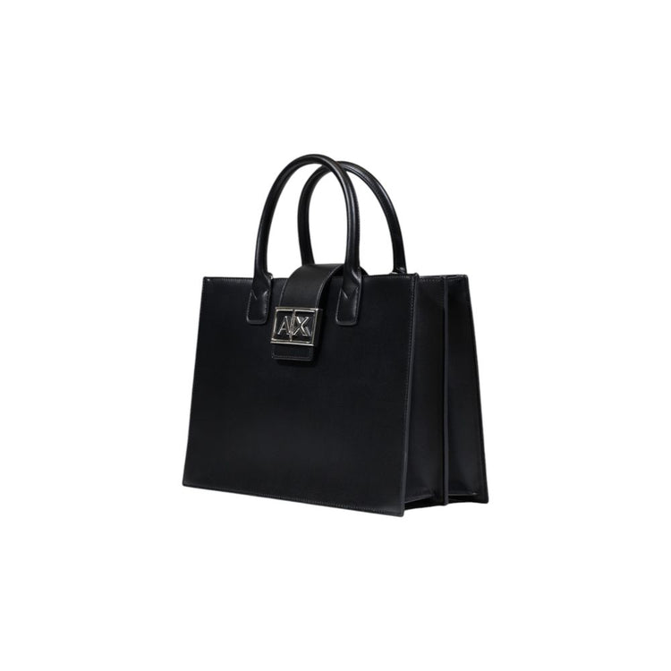 Black Polyester Handbag