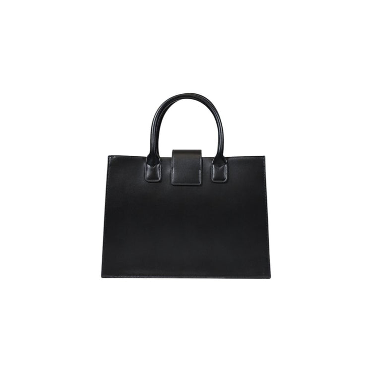 Black Polyester Handbag