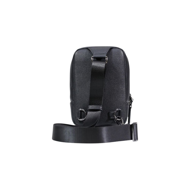 Black Polyester Backpack