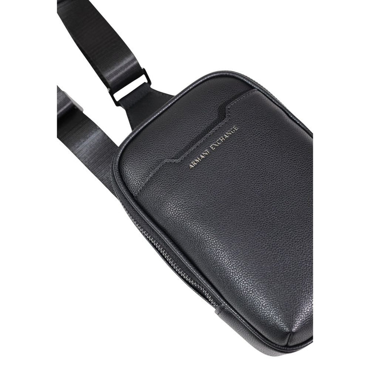 Black Polyester Backpack