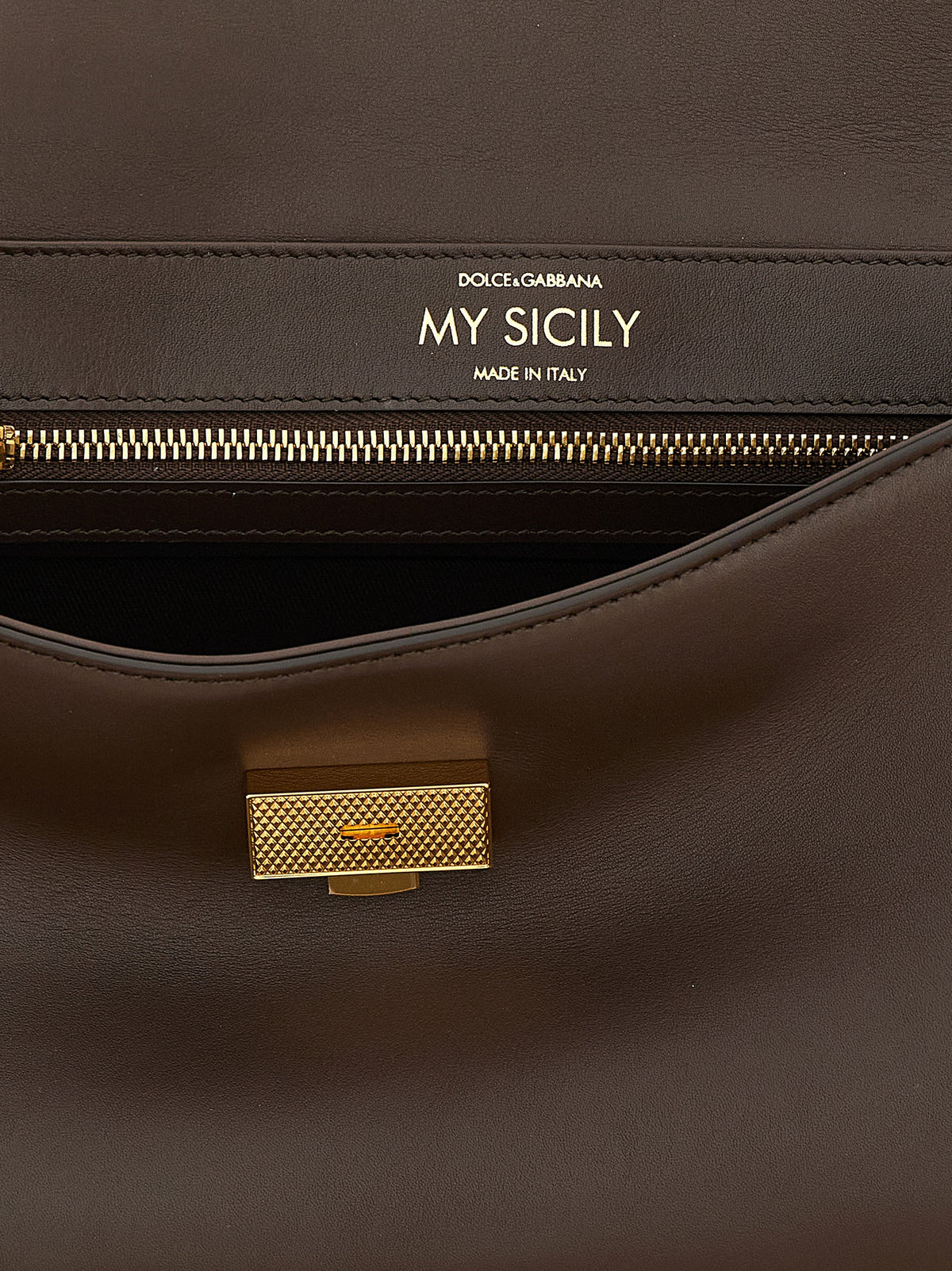 Brown Calfskin Handbag