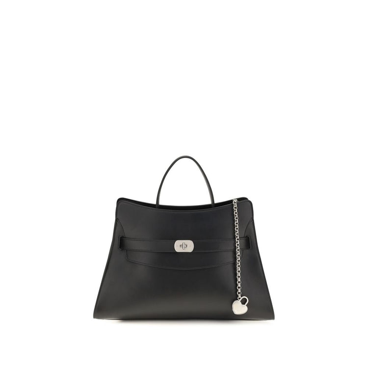 Black Calf Leather Bos Taurus Shoulder Bag