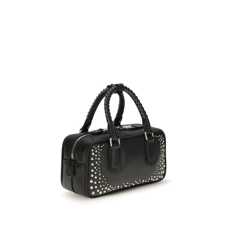 Black Calf Leather Bos Taurus Handbag