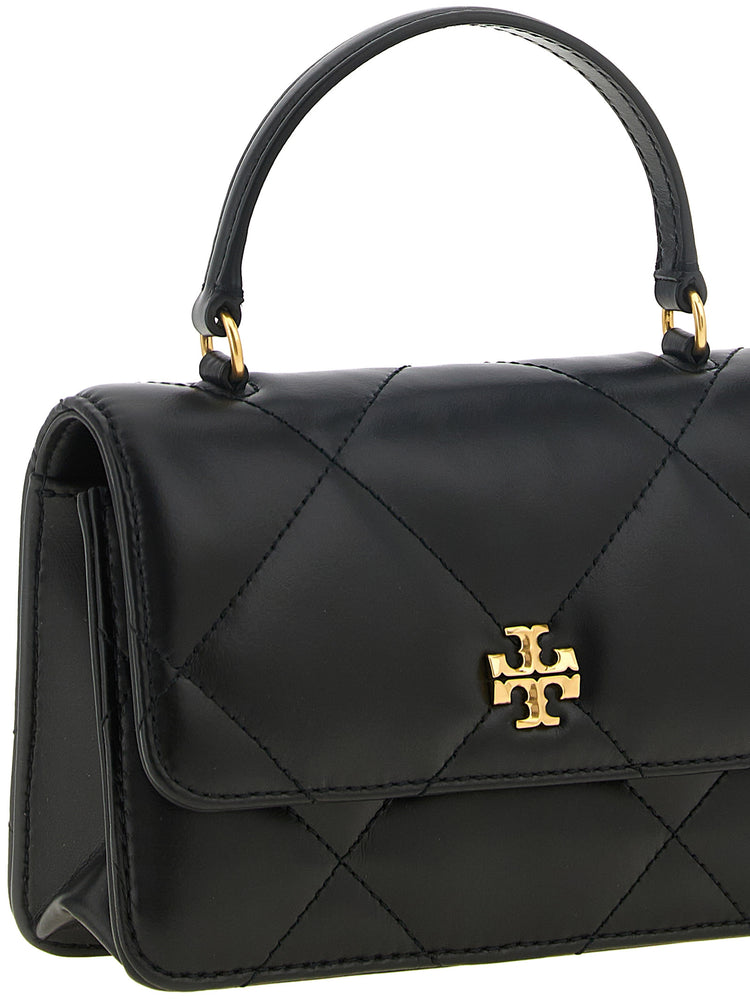 Black Cowhide Crossbody Bag