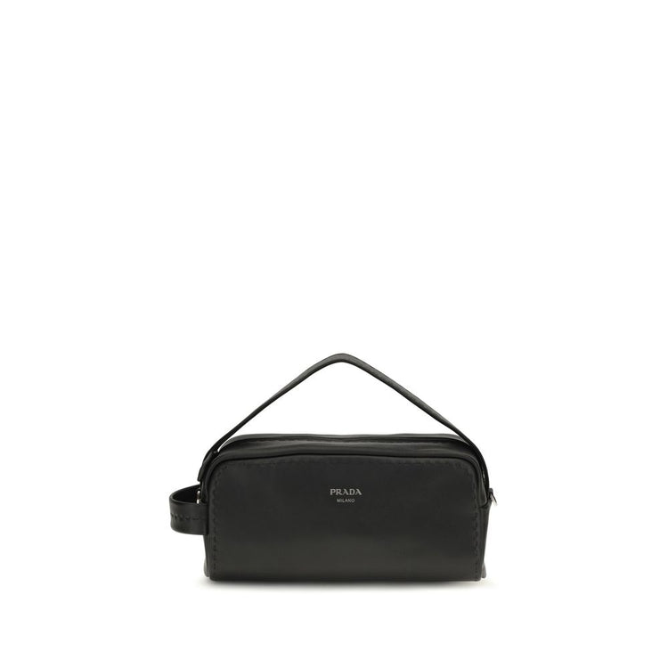 Black Calf Leather Bos Taurus Shoulder Bag