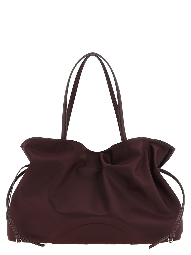 Bordeaux Polyamide Shoulder Bag