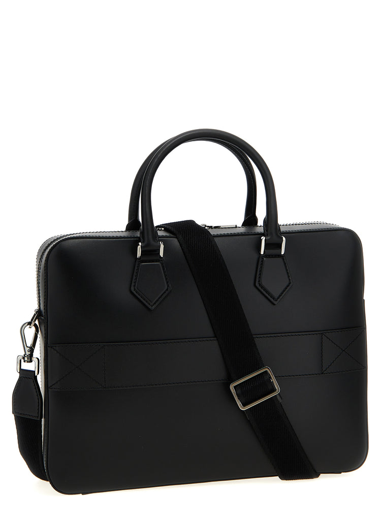 Black Lamb Leather Tote Bag