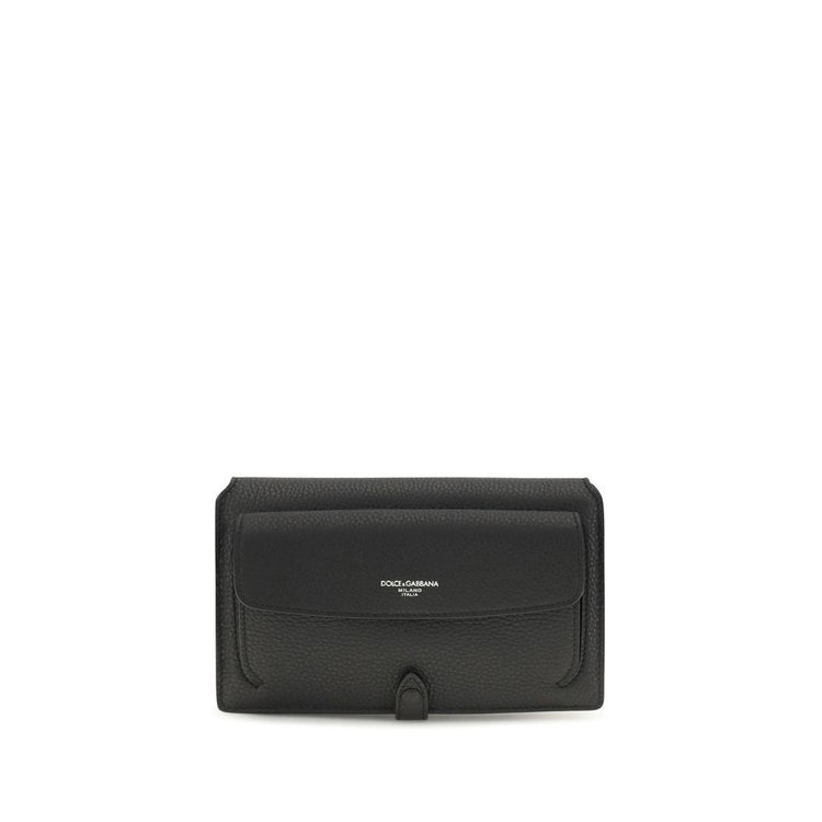 Black Calf Leather Bos Taurus Shoulder Bag