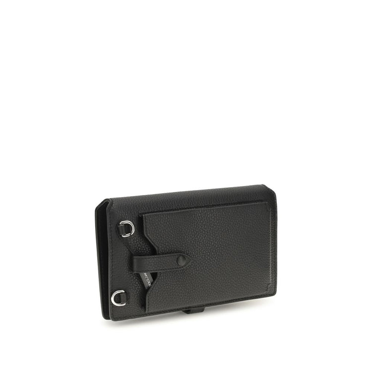 Black Calf Leather Bos Taurus Shoulder Bag