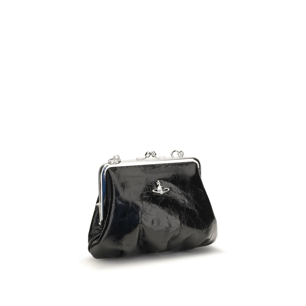 Black Calf Leather Bos Taurus Handbag