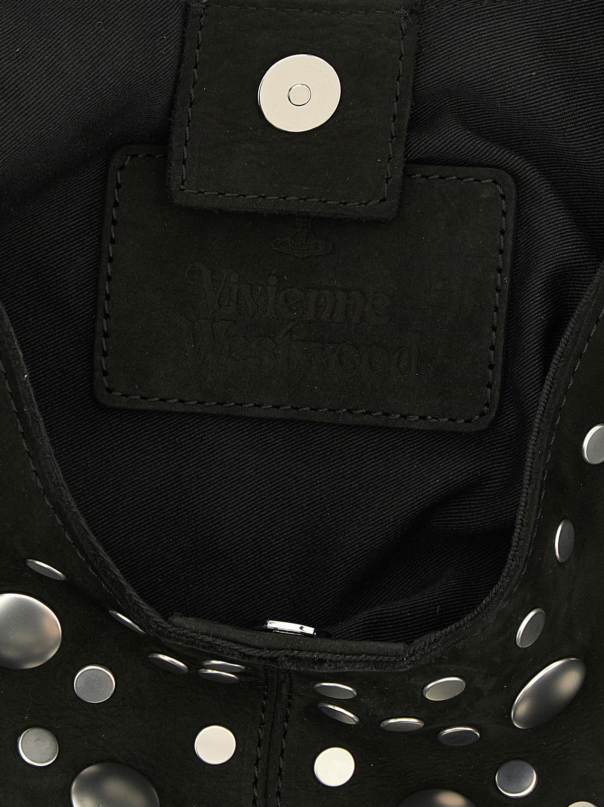 Black Cowhide Shoulder Bag