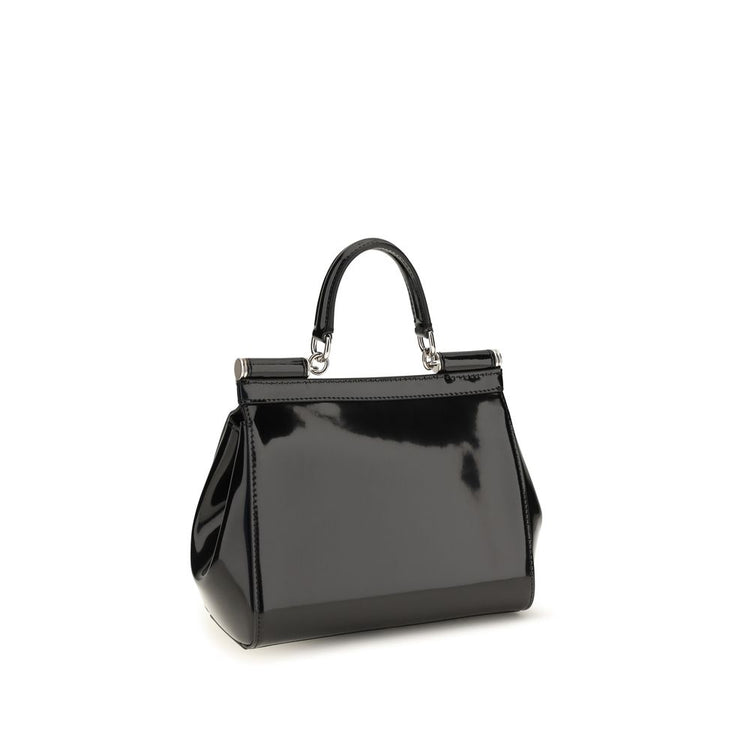 Black Calf Leather Bos Taurus Handbag