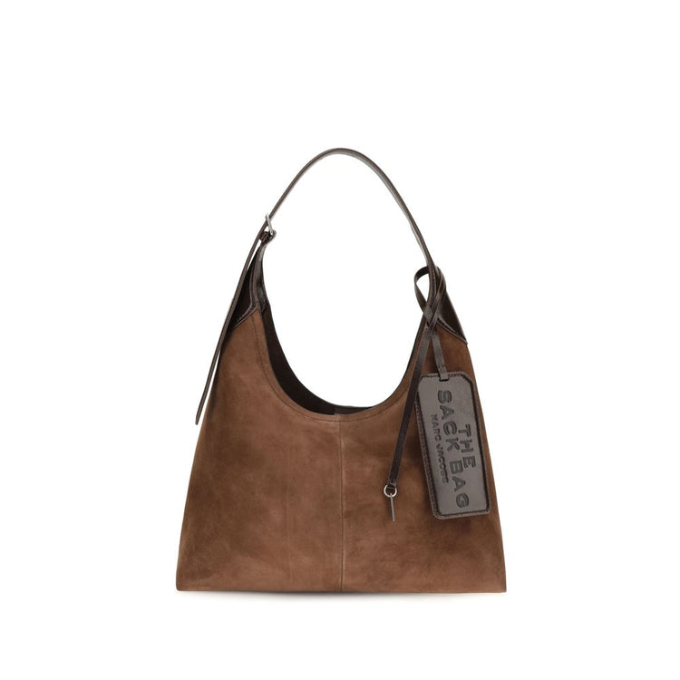 Brown Suede Leather Shoulder Bag