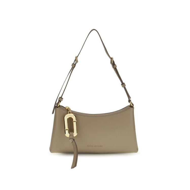 Beige Calf Leather Bos Taurus Shoulder Bag