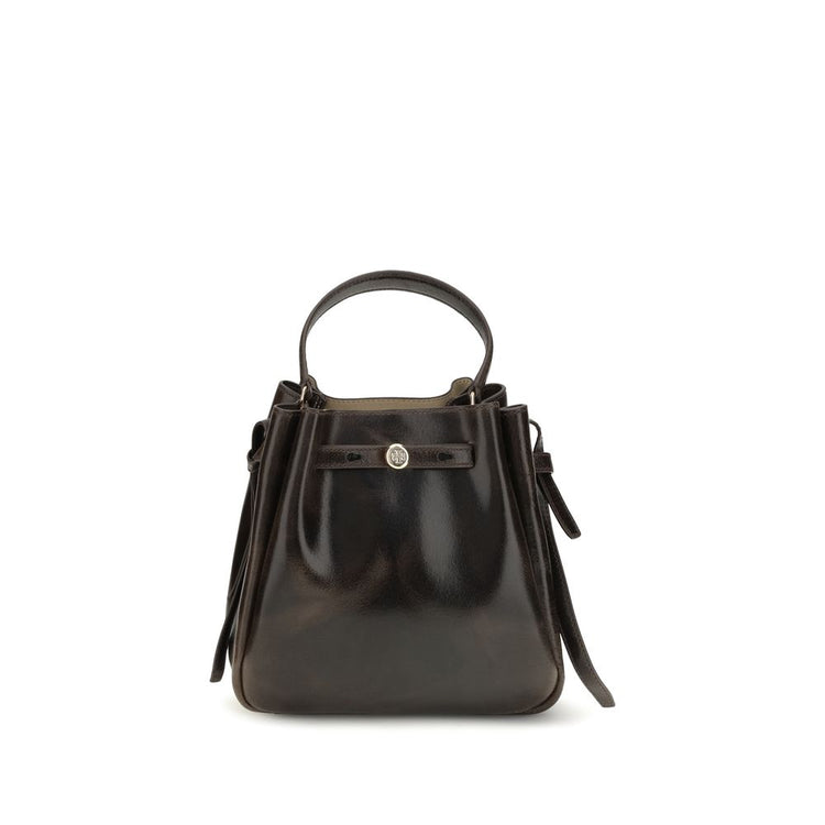 Brown Calf Leather Bos Taurus Backet Bag