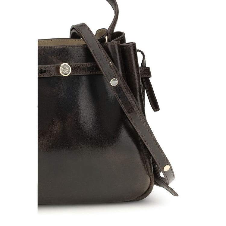 Brown Calf Leather Bos Taurus Backet Bag