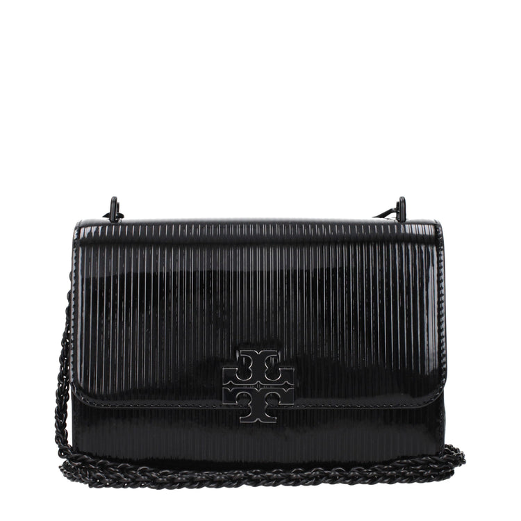Black Leather Crossbody Bag