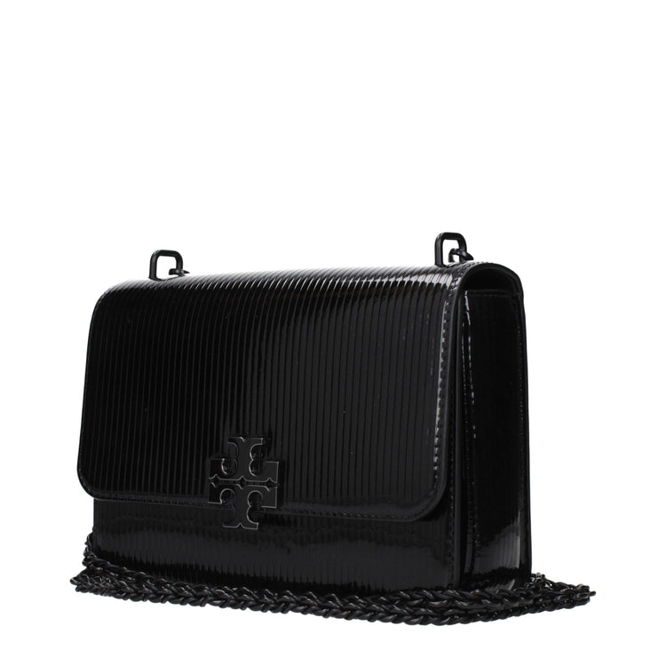 Black Leather Crossbody Bag