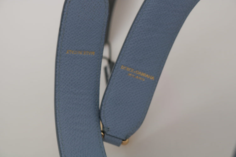 Blue Leather Handbag Accessory Shoulder Strap