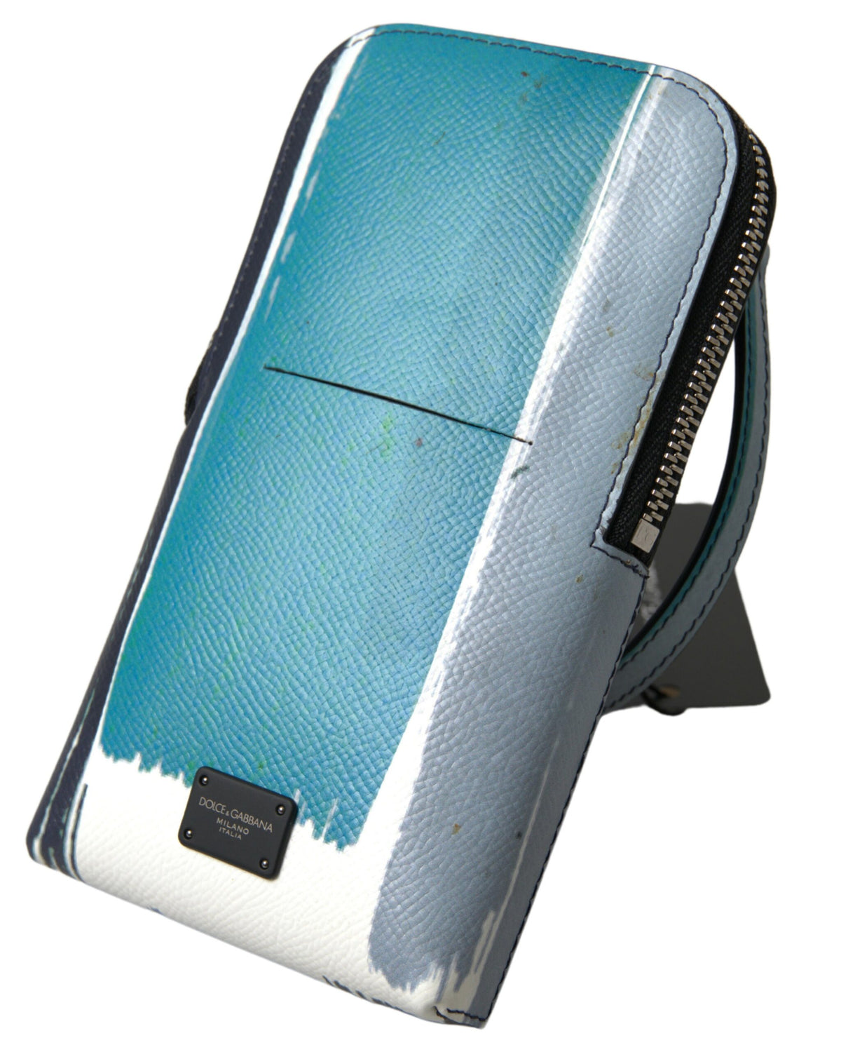 Blue Leather Purse Crossbody Sling Phone Bag Unisex