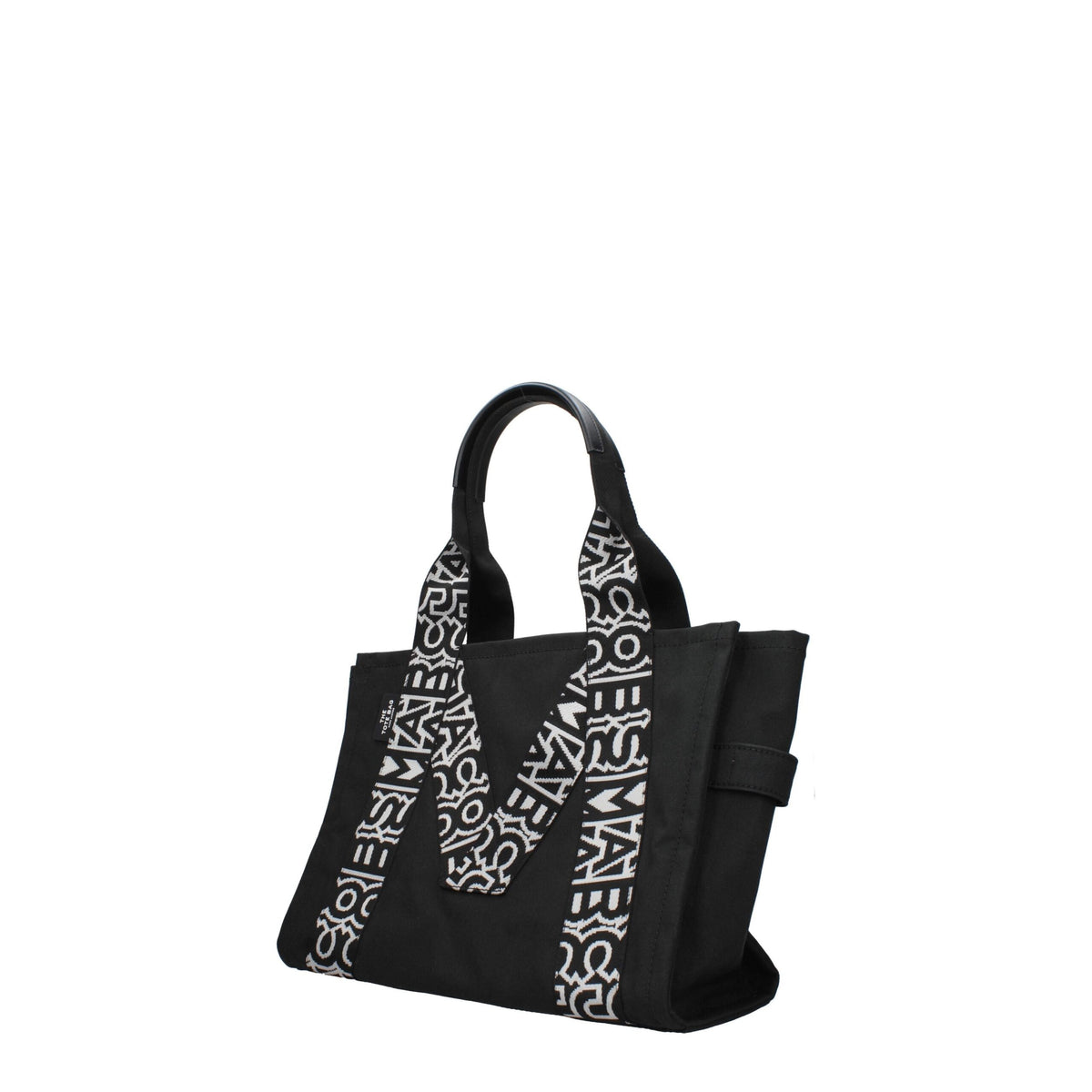 Black Fabric Shoulder Bag