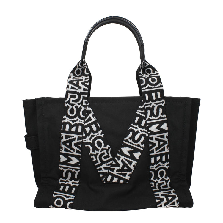 Black Fabric Shoulder Bag