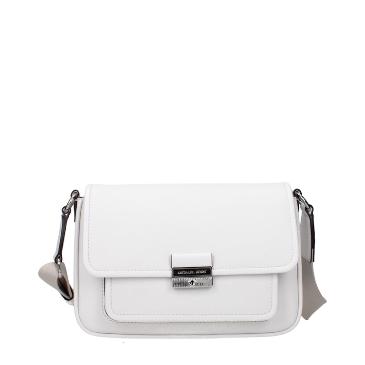 White Leather Crossbody Bag