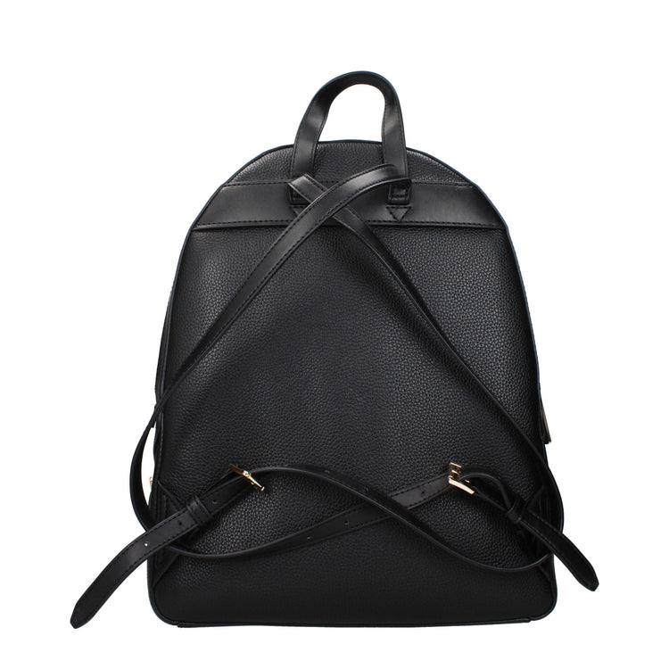 Black Leather Backpack