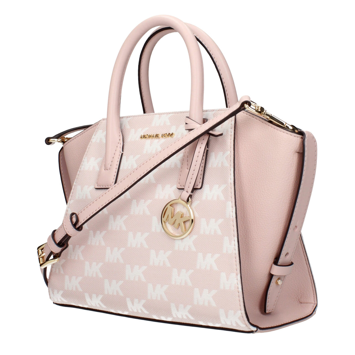 Pink Fabric Handbag