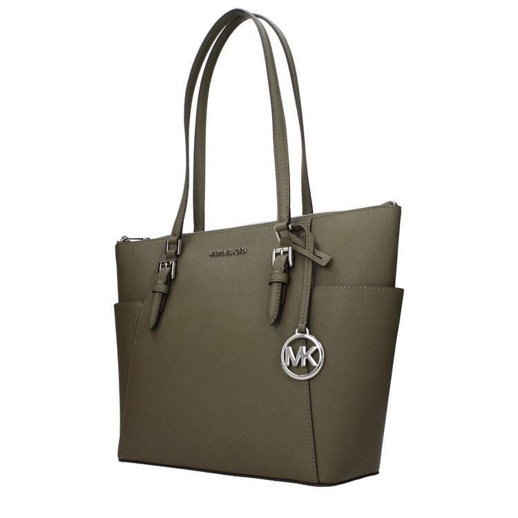 Green Leather Shoulder Bag